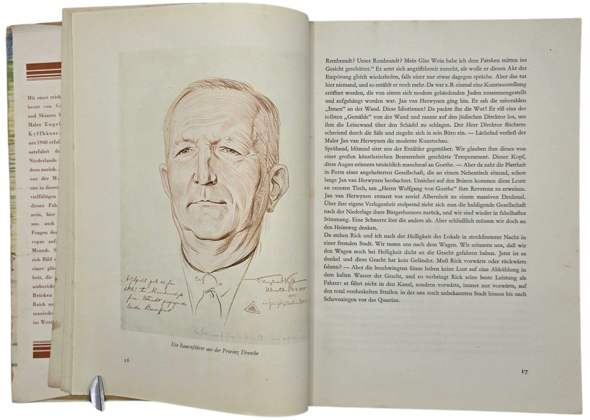 Original WW2 German Book - Up Weddersehen! Otto Engelhardt-Kyffhäuser (1942) — image 6