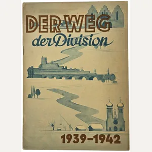 Original WW2 German Brochure - Der weg der Division (1939- …