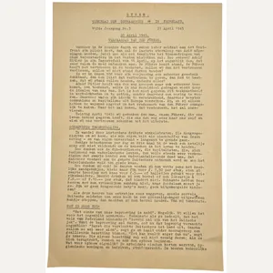 Original WW2 Dutch Waffen SS Newspaper - Storm SS 5th …