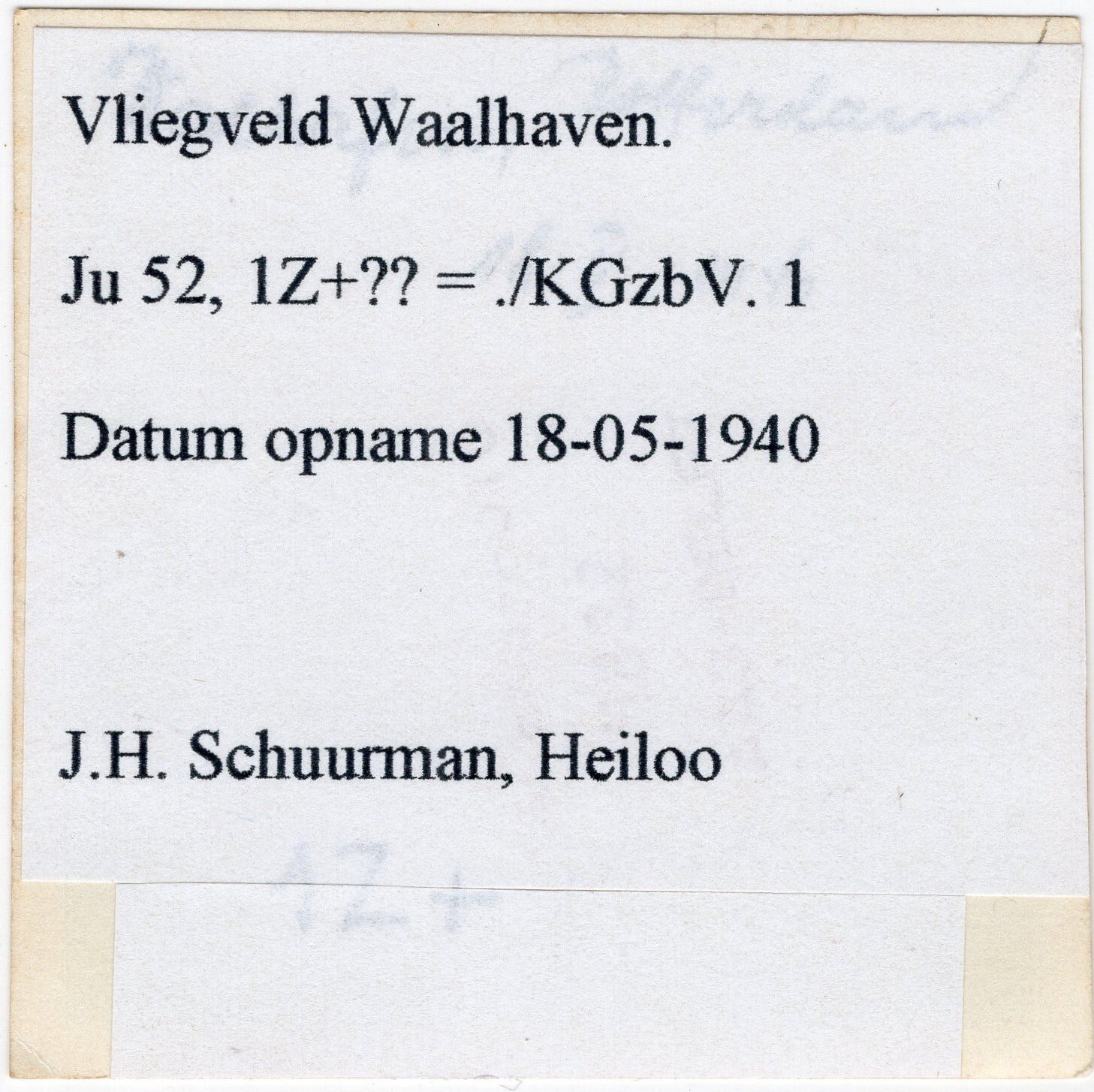 Original WW2 German Photo - German soldiers on Rotterdam airfield Waalhaven with a destroyed Junkers JU 52 airplane, Holland (1940) — image 2