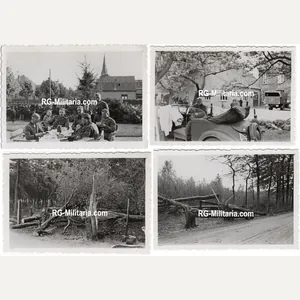 Original WW2 German Photo - German soldiers in Mook, Blitzkrieg …