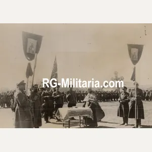 Original WW2 German Waffen SS Press Photo - Ostlegionen Eastern …