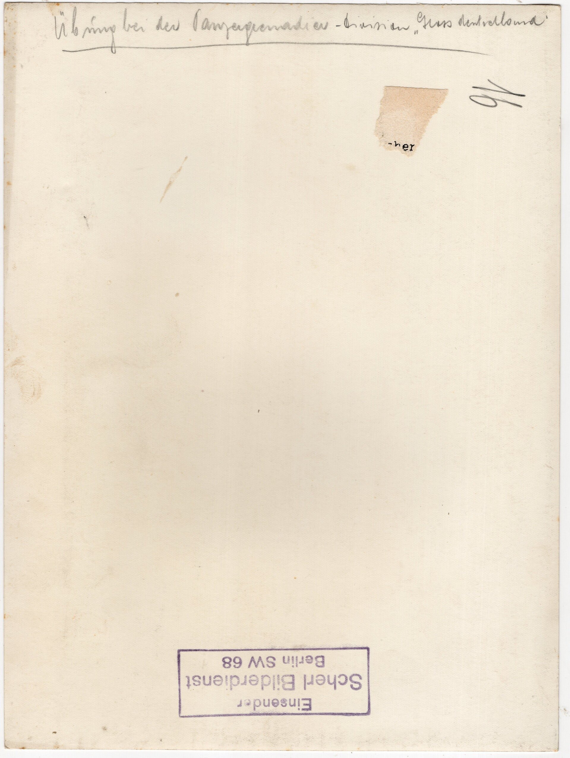 Original WW2 German Press Photo - Panzergrenadiere Division Grossdeutschland with Nebelwerfer — image 2