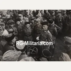 Original WW2 German Waffen SS Press Photo - Ostlegionen Eastern …