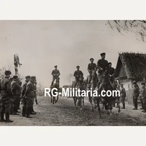 Original WW2 German Waffen SS Press Photo - Ostlegionen Eastern …