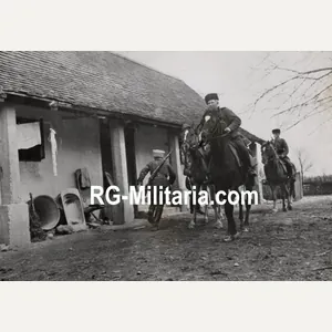 Original WW2 German Waffen SS Press Photo - Ostlegionen Eastern …