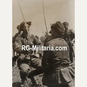 Original WW2 German Waffen SS Press Photo - Ostlegionen Eastern …