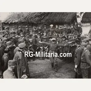 Original WW2 German Waffen SS Press Photo - Ostlegionen Eastern …