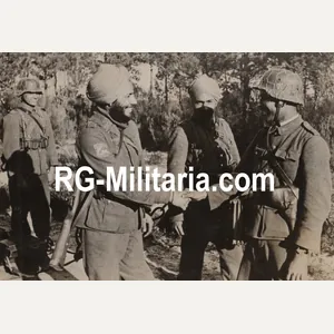 Original WW2 German Press Photo - Indian volunteers Legion Freies …