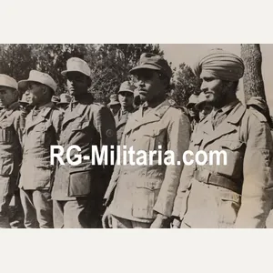 Original WW2 German Press Photo - Indian volunteers Legion Freies …
