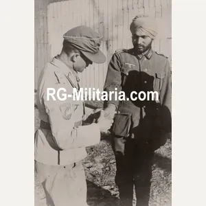 Original WW2 German Press Photo - Indian volunteers Legion Freies …