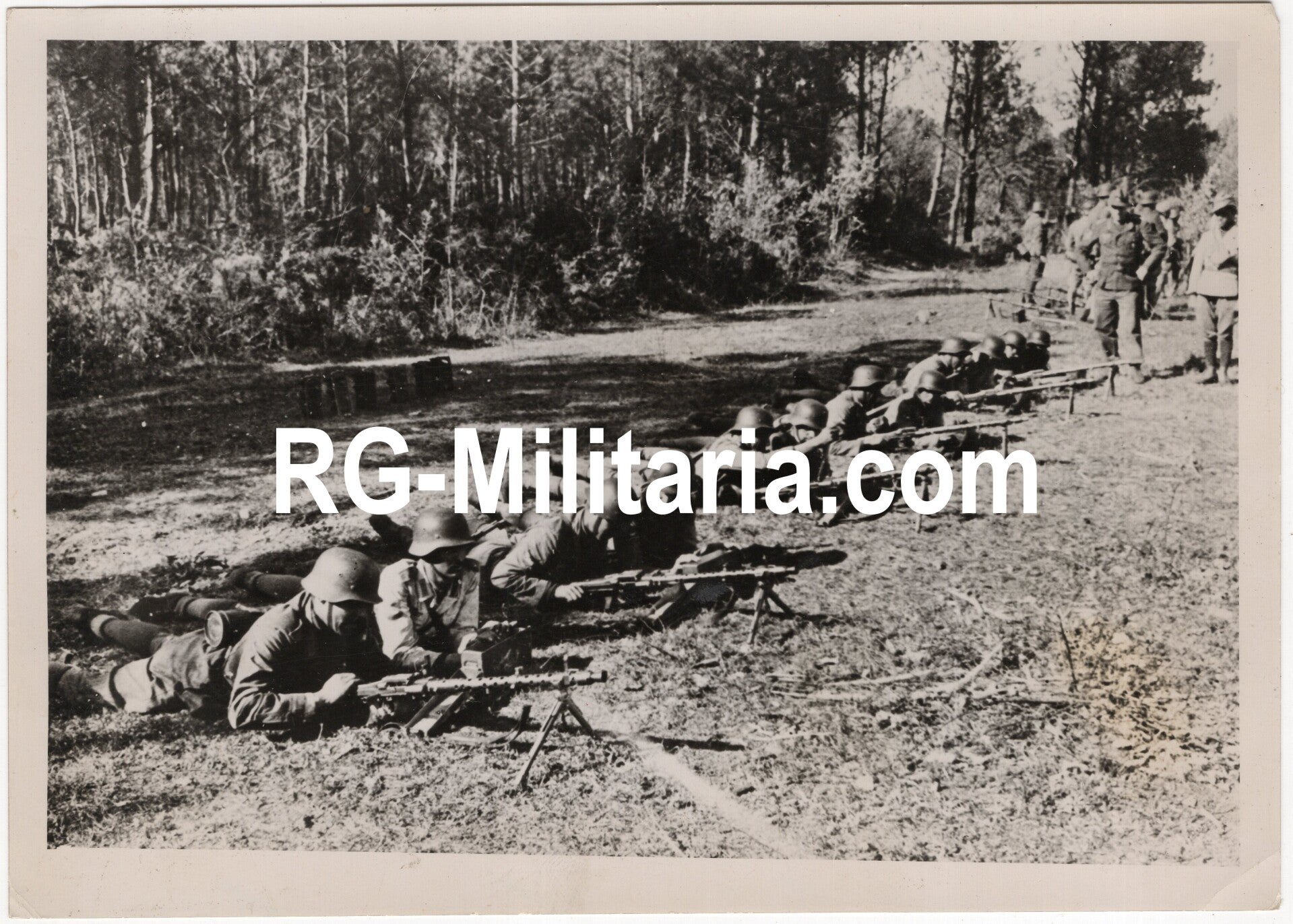 Original WW2 German Press Photo - Indian volunteers Legion Freies Indien, IR 950 MG training, Atlantic Wall, France (1944) — image 3