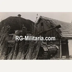 Original WW2 German Press Photo - German Panther Panzer Tank …