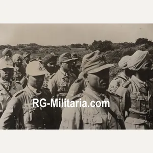 Original WW2 German Press Photo - Indian volunteers Legion Freies …