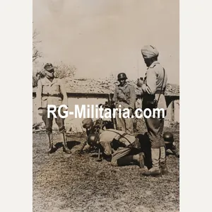 Original WW2 German Press Photo - Indian volunteers Legion Freies …