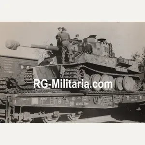 Original WW2 German Press Photo - German Tiger Tank '100' …
