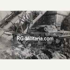Original WW2 German Press Photo - Panzer IV Tank on …