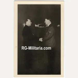 Original WW2 Dutch Collaboration NSB Postcard - Anton Mussert and …