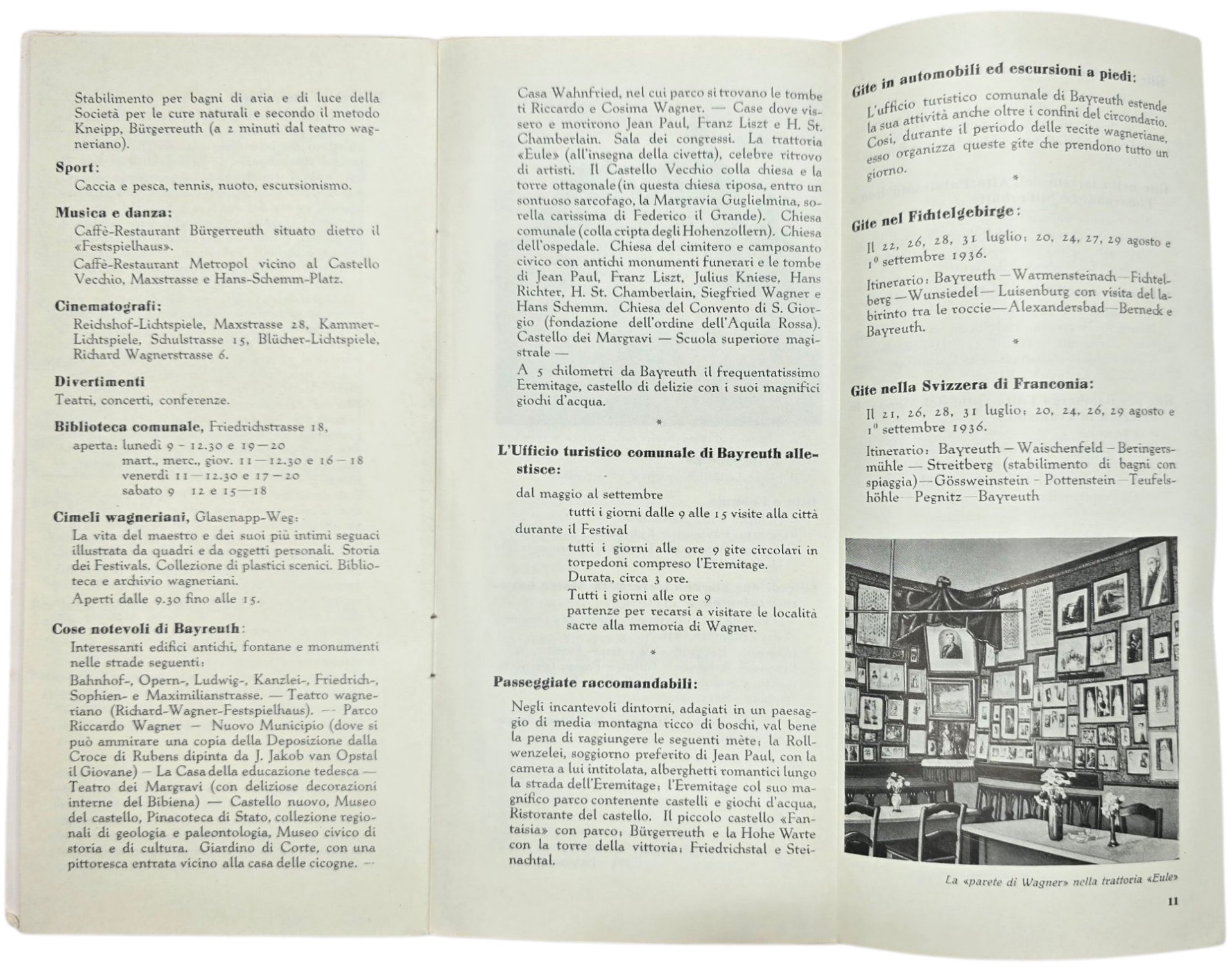 Original WW2 German Brochure - Bayreuth Bühnenfestspiele Programmheft set (1936) — image 6