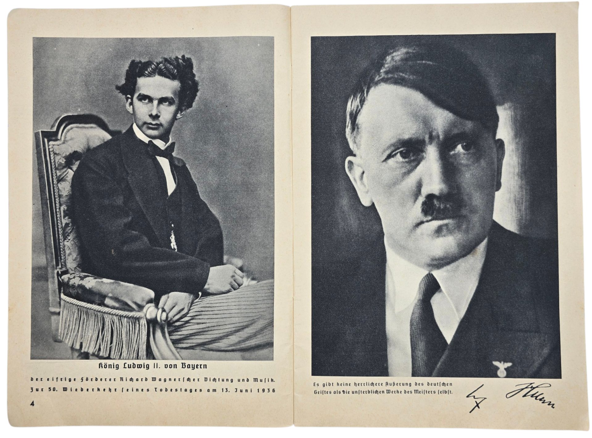 Original WW2 German Brochure - Bayreuth Bühnenfestspiele Programmheft set (1936) — image 9