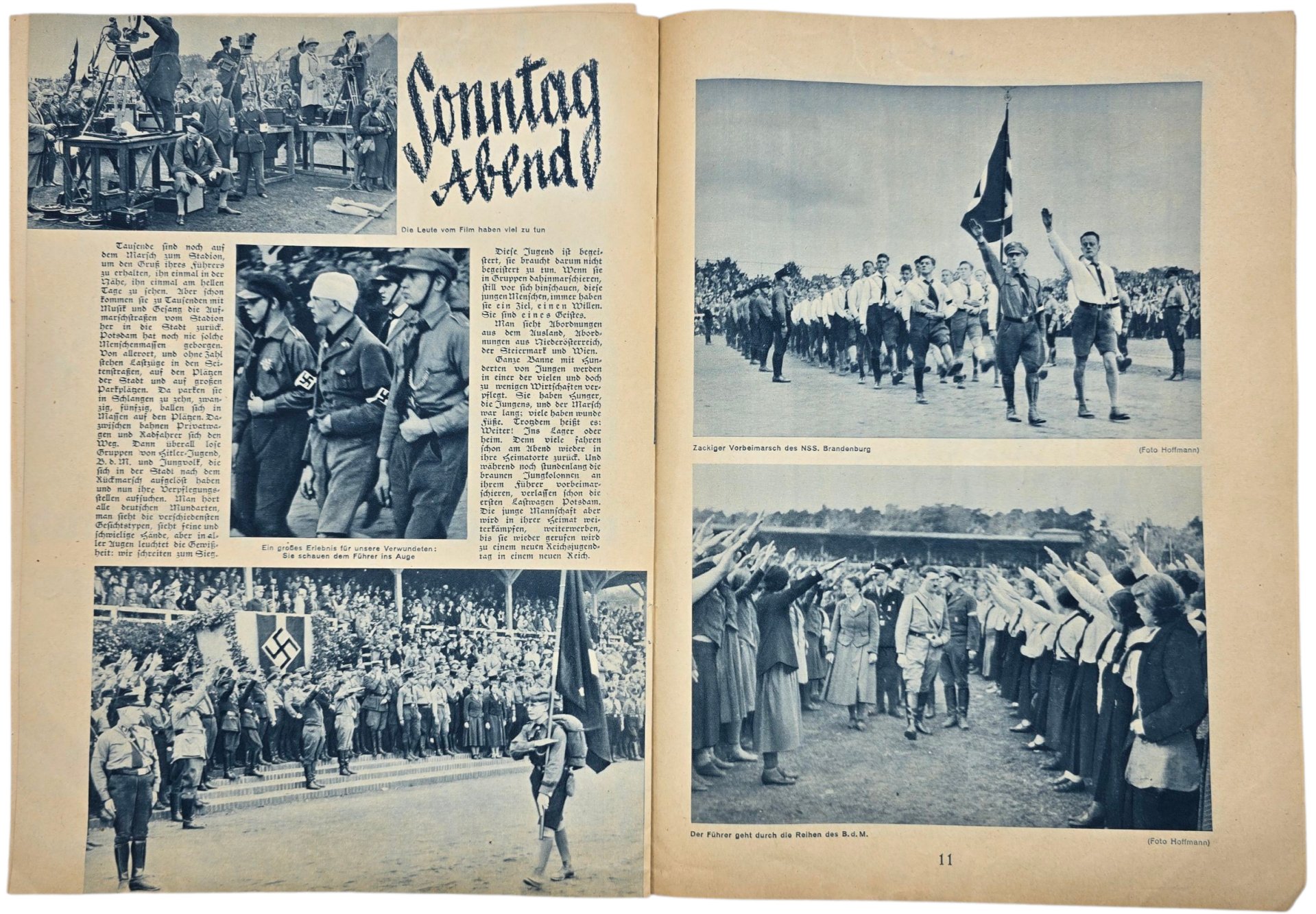 Original WW2 German Magazine - Der Jünge Nationalsozialist! Bundesblatt der Hitler Jugend, Sondernummer Potsdamm (1932) — image 5