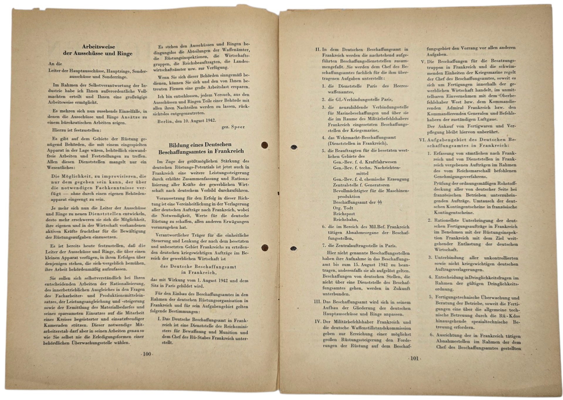 Original WW2 German Document - Nachrichten des Reichsministers Für Rüstungs und Kriegsproduktion, Nummer 9 (1942) — image 2