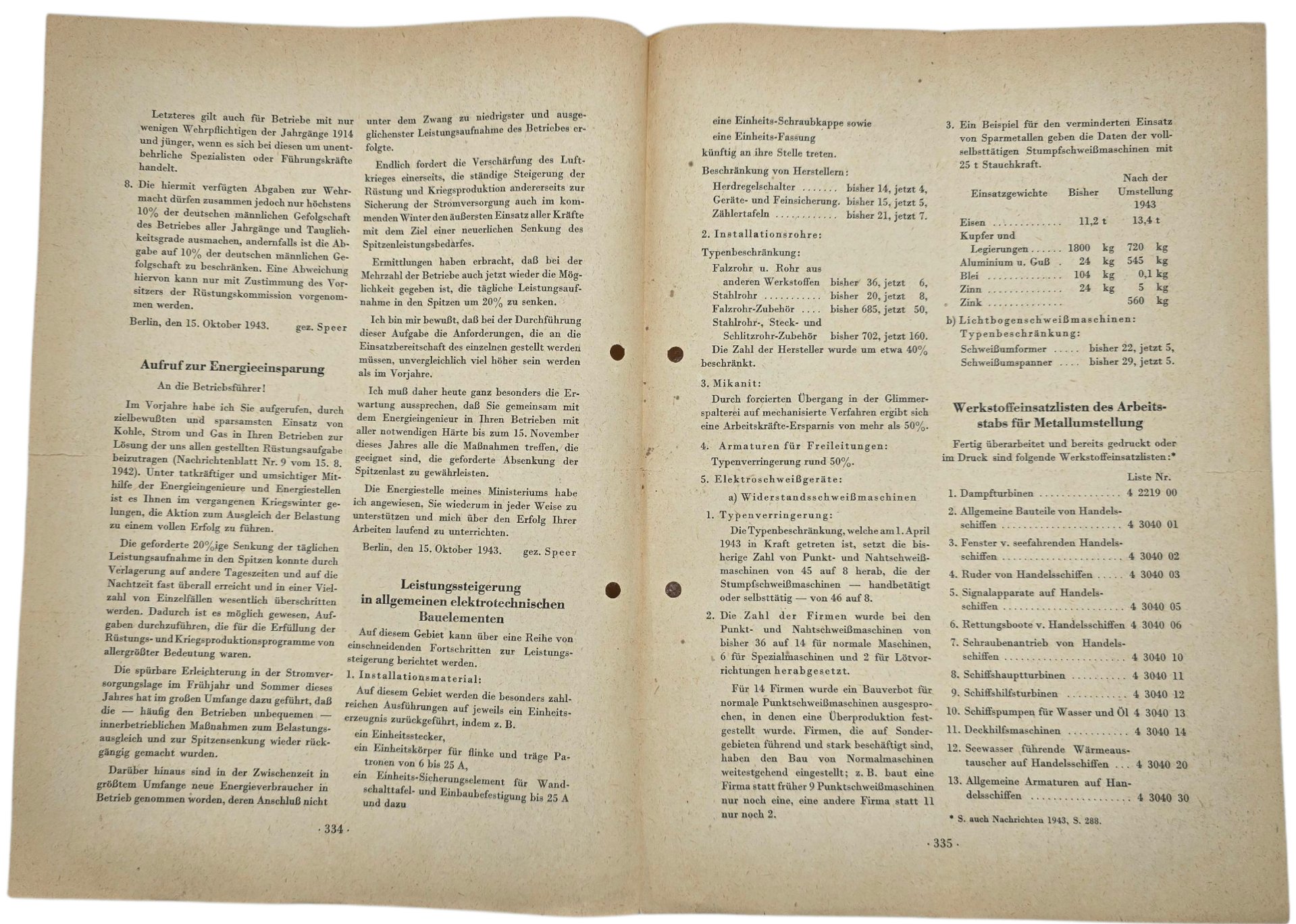 Original WW2 German Document - Nachrichten des Reichsministers Für Rüstungs und Kriegsproduktion, Nummer 31 (1943) — image 2