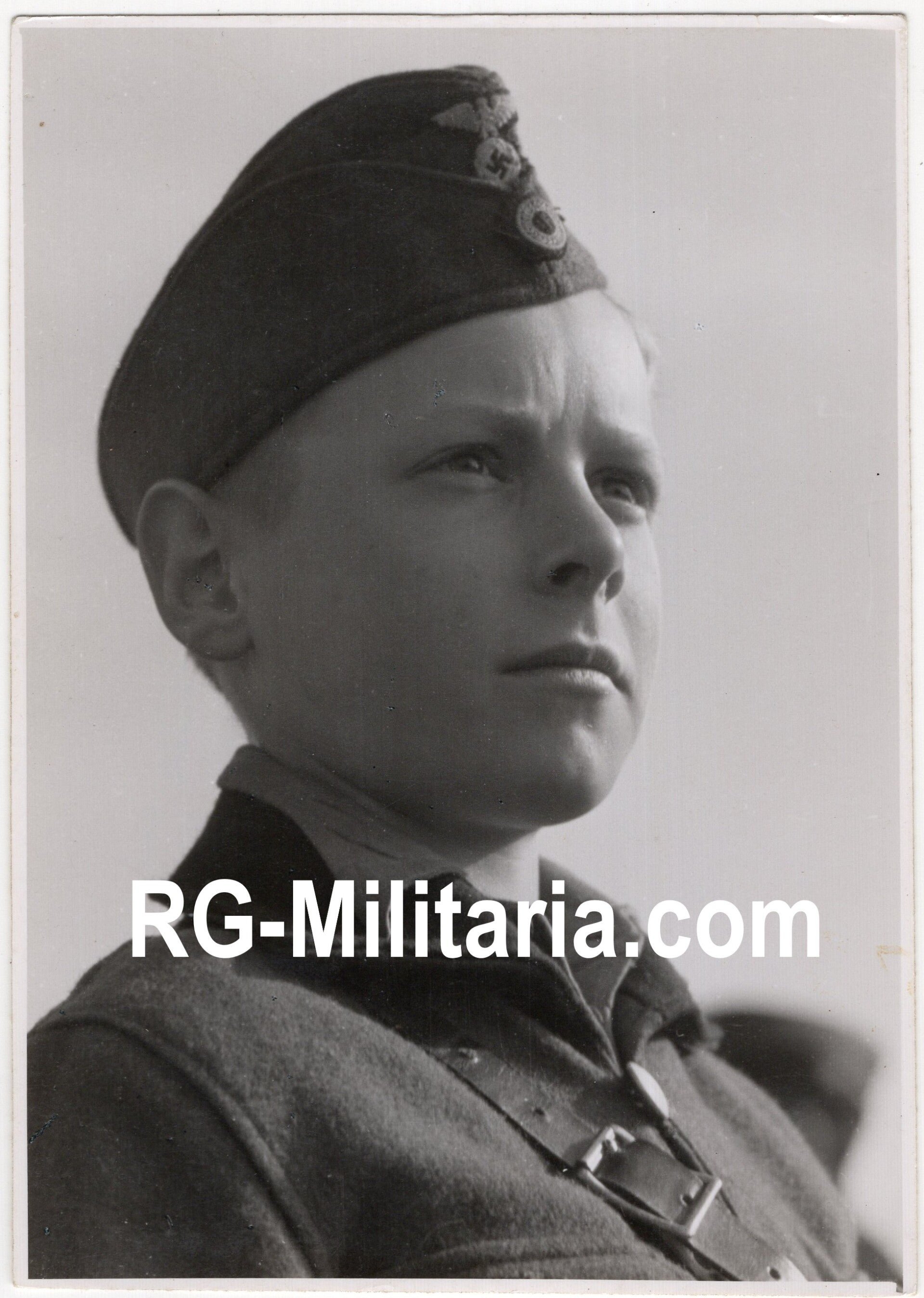 Original WW2 Dutch Waffen SS Press Photo - Reichsschule Valkenburg pupil portrait (1943) — image 3