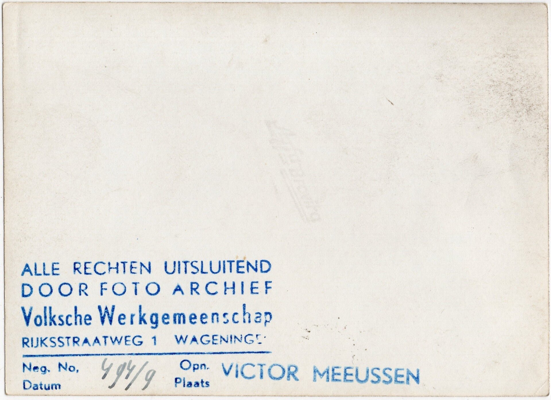 Original WW2 Dutch Waffen SS Press Photo - Reichsschule Valkenburg Flag ceremony (1943) — image 2