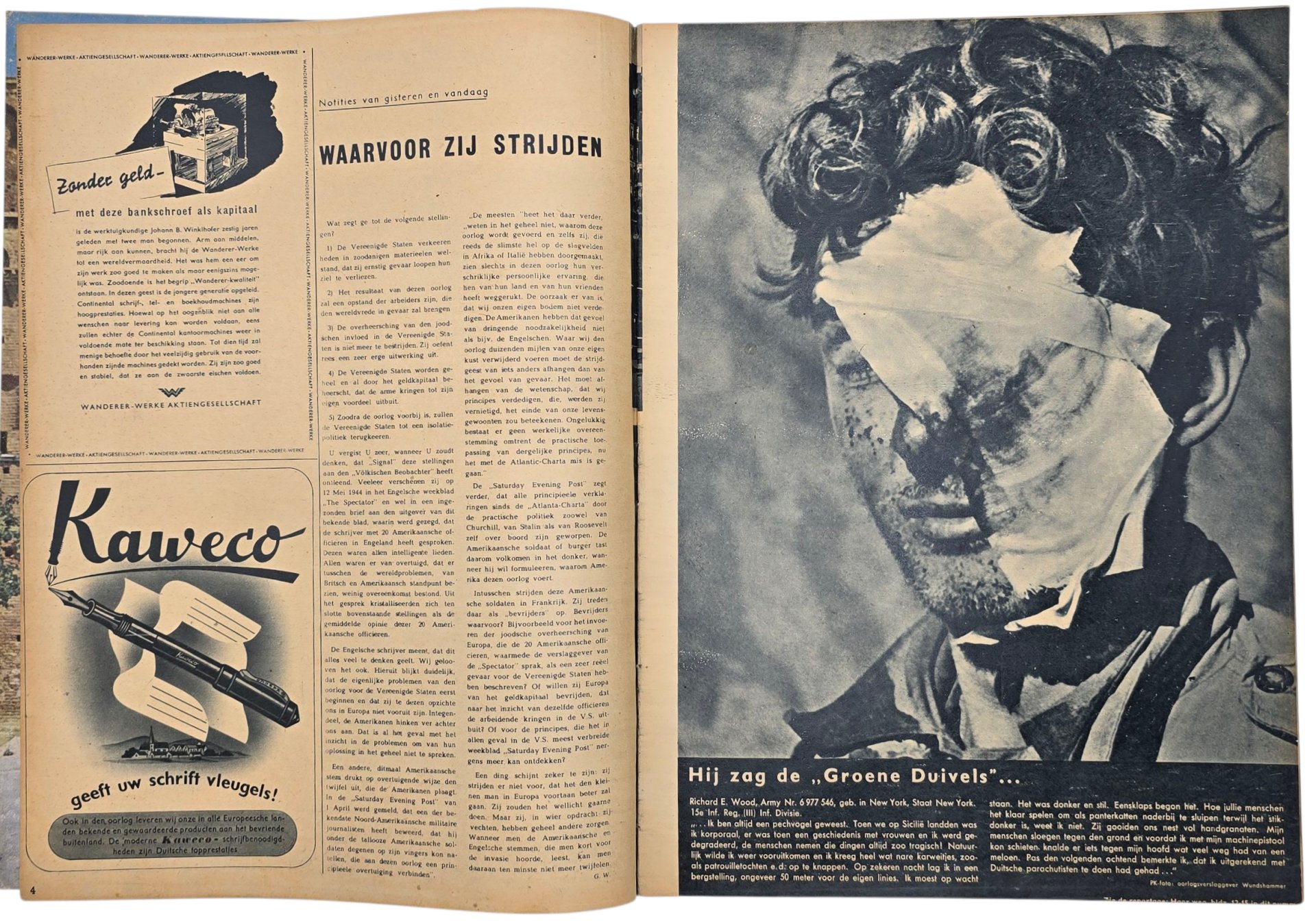 Original WW2 German Magazine - Signal No. 13. Dutch language (1944) — image 3