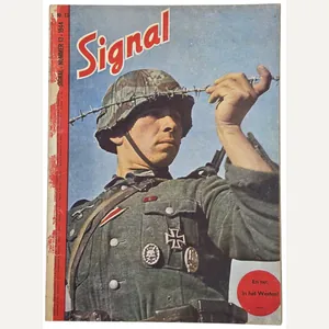 Original WW2 German Magazine - Signal No. 13. Dutch language …