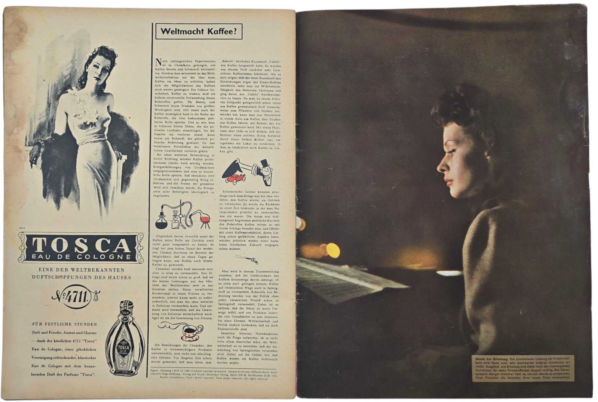 Original WW2 German Magazine - Signal No. 15, German language (1944) — image 7