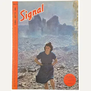 Original WW2 German Magazine - Signal No. 15, German language …