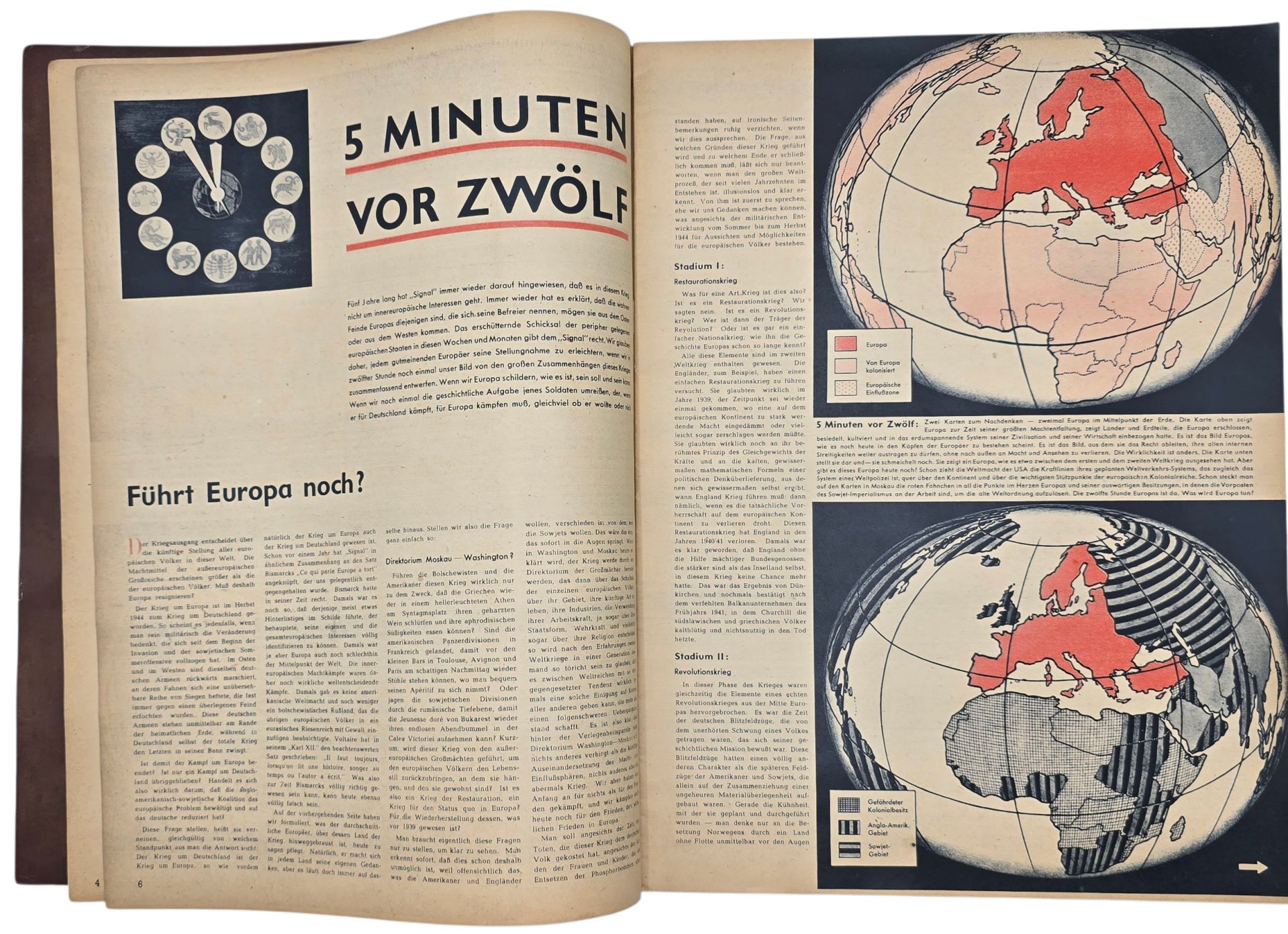 Original WW2 German Magazine - Signal No. 17, German language (1944) — image 3