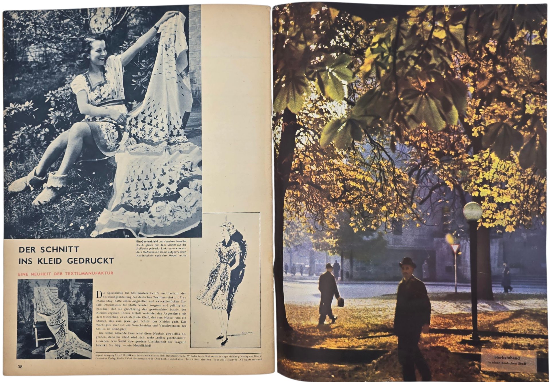 Original WW2 German Magazine - Signal No. 17, German language (1944) — image 6