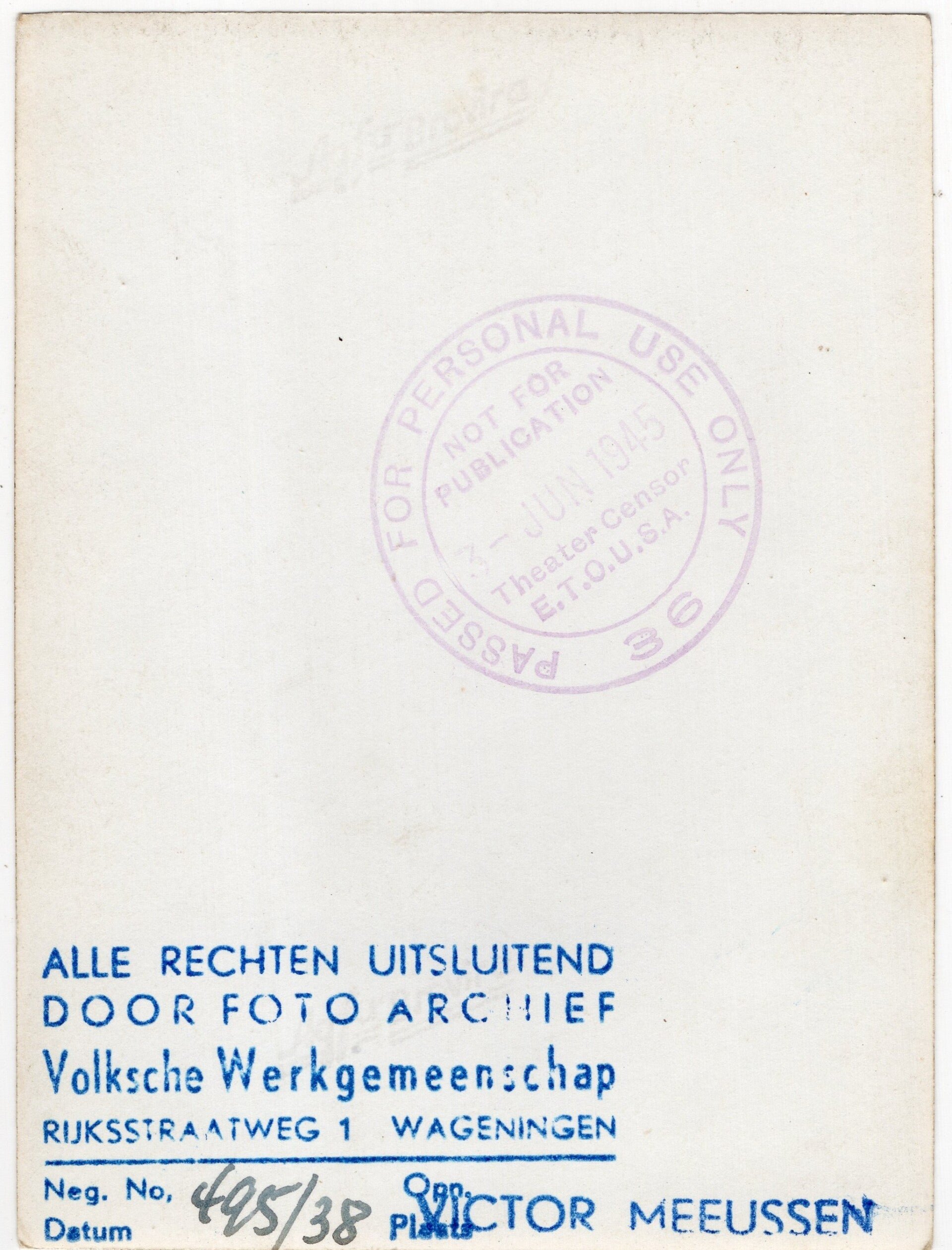 Original WW2 Dutch Waffen SS Press Photo - Reichsschule Valkenburg pupil training (1943) — image 2