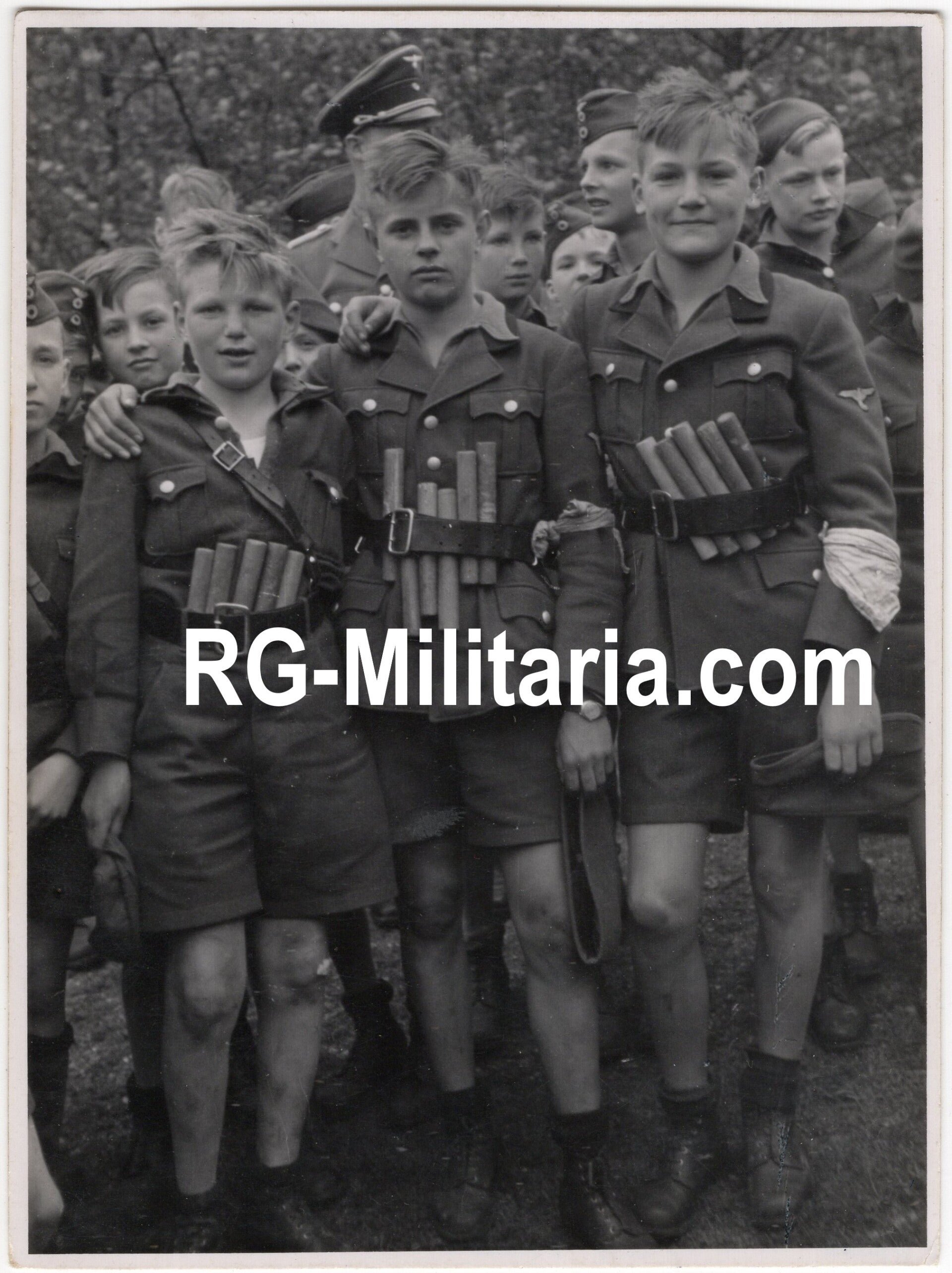 Original WW2 Dutch Waffen SS Press Photo - Reichsschule Valkenburg pupil training (1943) — image 3