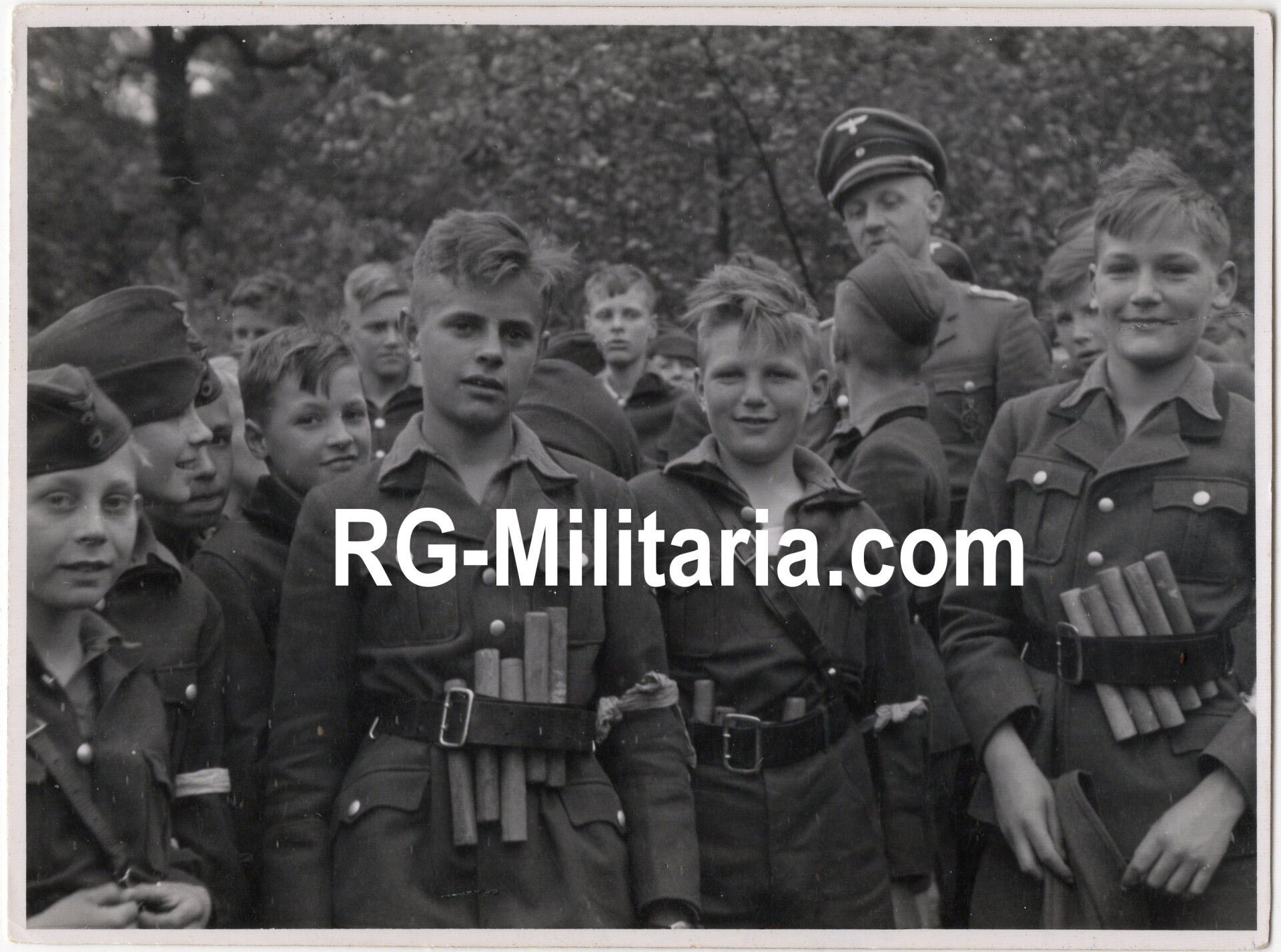 Original WW2 Dutch Waffen SS Press Photo - Reichsschule Valkenburg pupil training (1943) — image 3