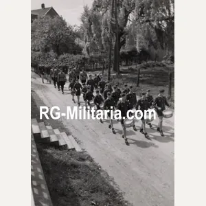 Original WW2 Dutch Waffen SS Press Photo - Parade of …