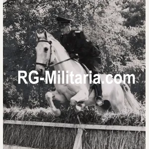 Original WW2 Dutch NSB Press Photo - NSB WA Cavalry …