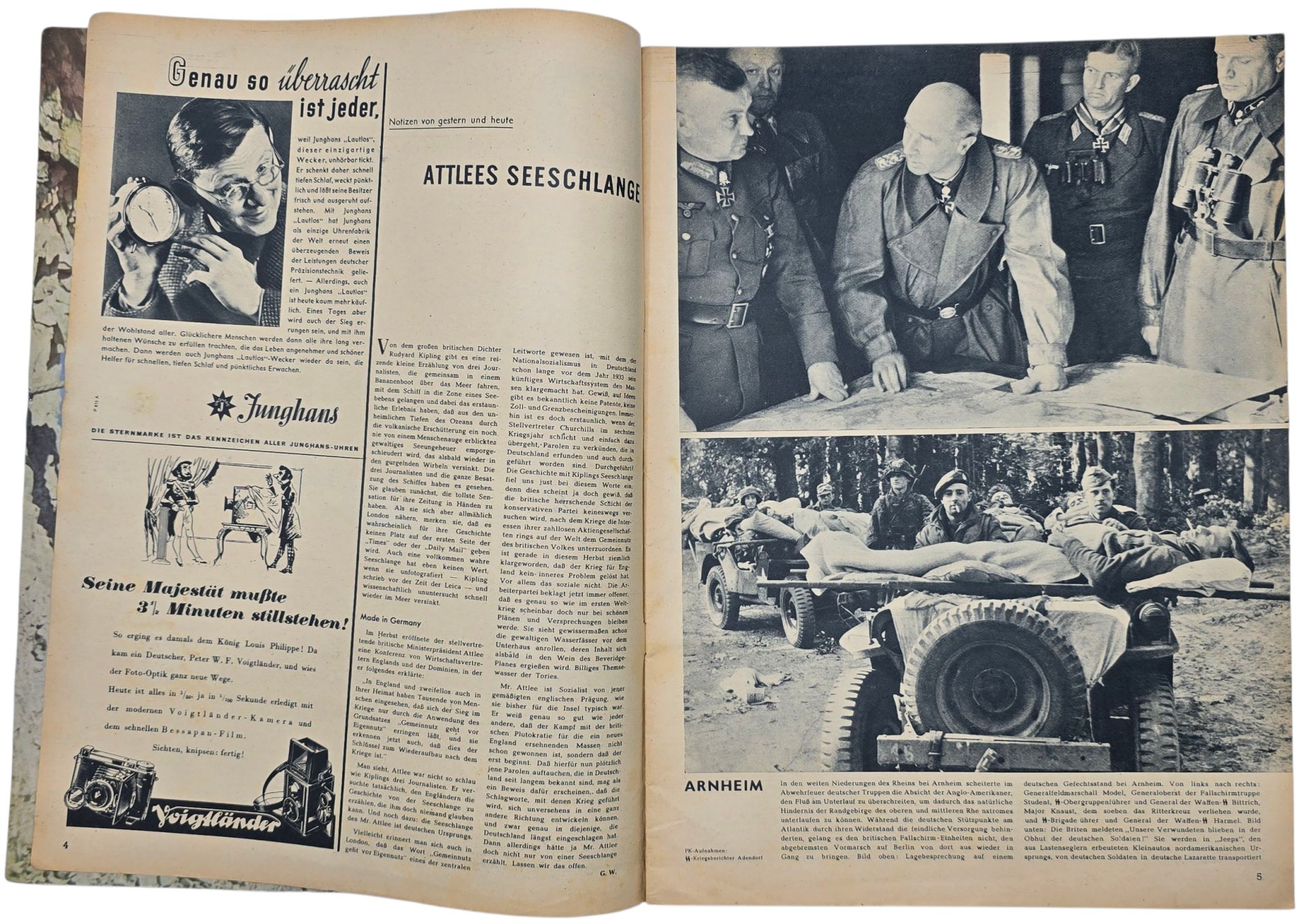 Original WW2 German Magazine - Signal No. 19, German language, Arnhem, Market Garden (1944) — image 3