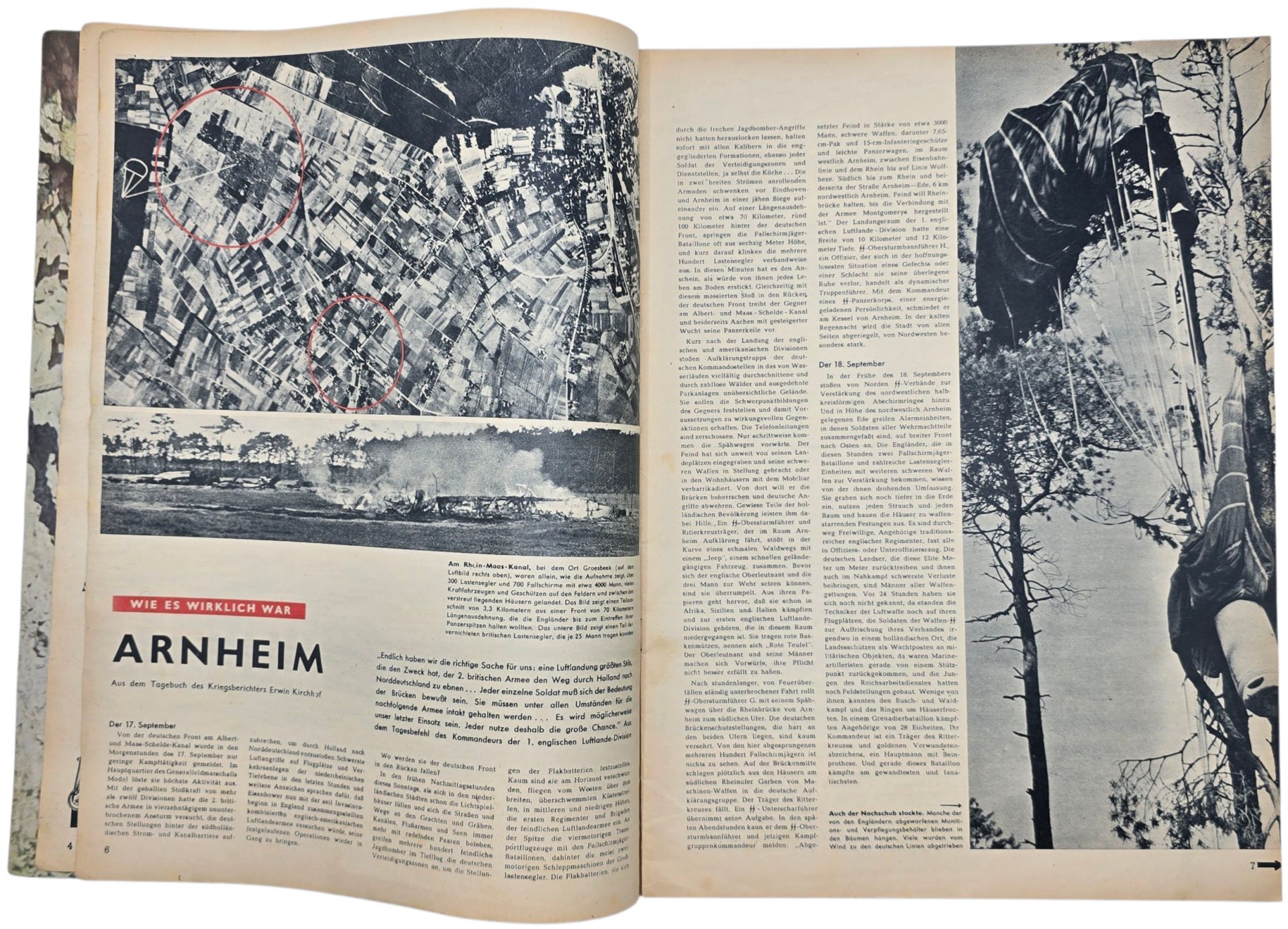 Original WW2 German Magazine - Signal No. 19, German language, Arnhem, Market Garden (1944) — image 4