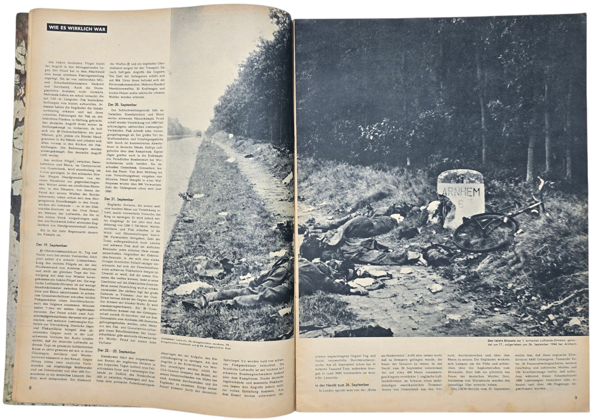 Original WW2 German Magazine - Signal No. 19, German language, Arnhem, Market Garden (1944) — image 5