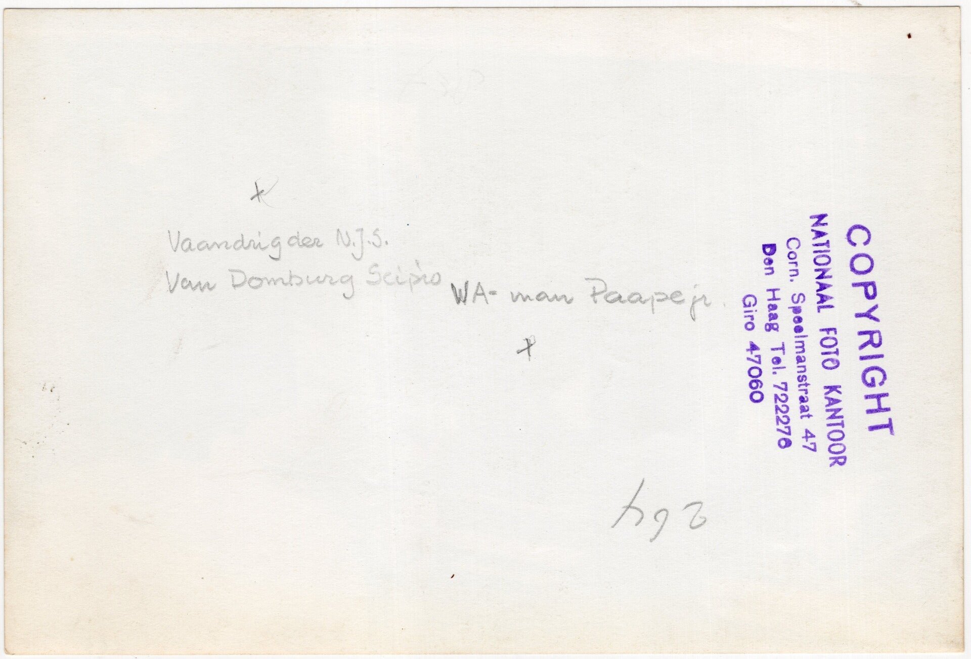 Original WW2 Dutch Collaboration NSB Photo - Shot down NSB WA-men Paaps and Van Domburg Scipio — image 2