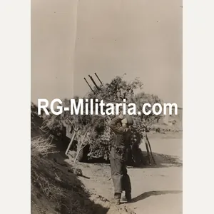 Original WW2 German Press Photo - Sd. Kfz. 7 with …