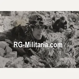 Original WW2 German Press Photo - German soldier in training …