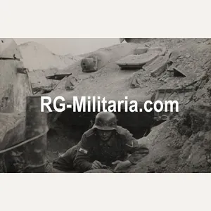 Original WW2 German Press Photo - German tank destroyer under …