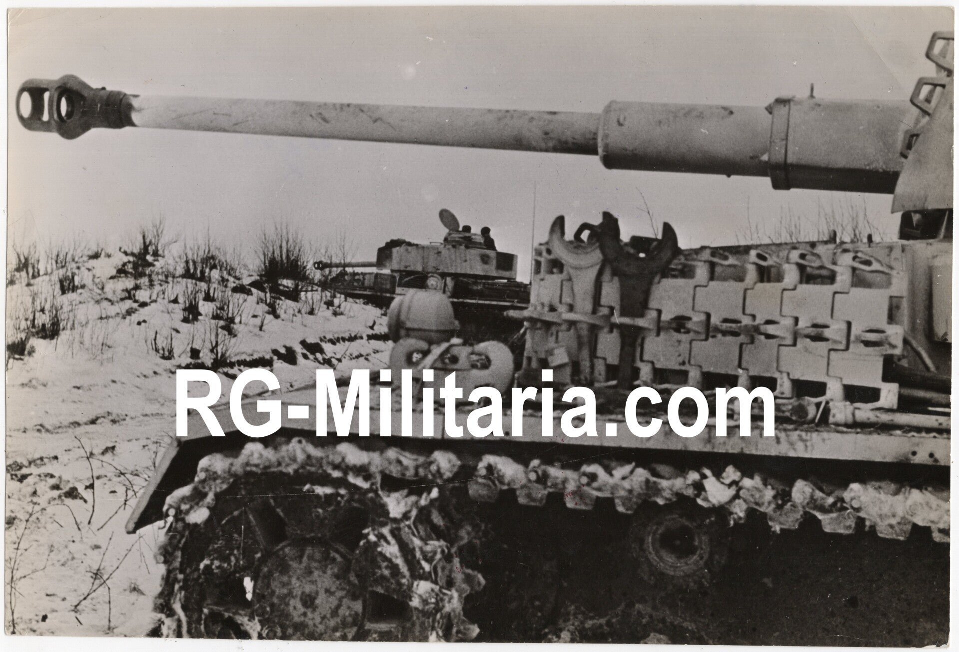 Original WW2 German Press Photo - German Panzer IV tank Kampfraum Newel, Eastern Front (1944) — image 3