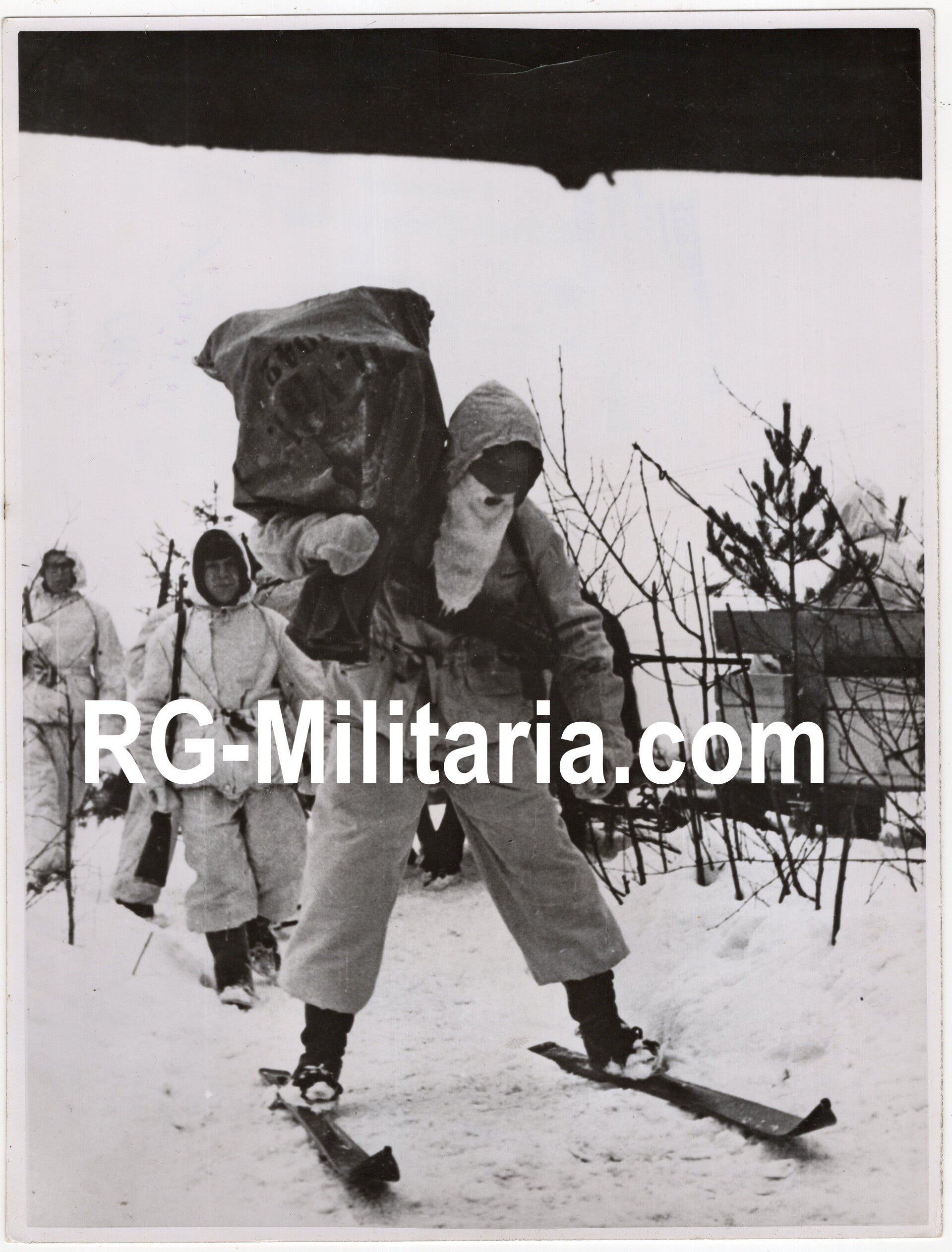Original WW2 German Press Photo - Santa Claus on the Eastern Front (1942) — image 3