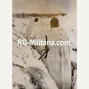 Original WW2 German Press Photo - German winter soldiers at …